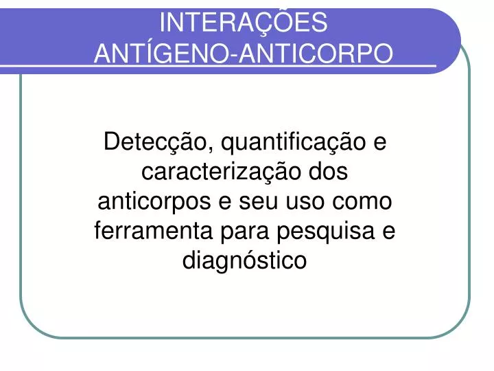 intera es ant geno anticorpo