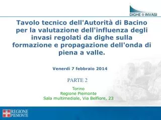torino regione piemonte sala multimediale via belfiore 23