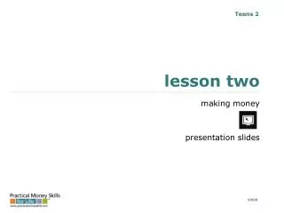 lesson two