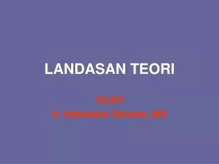 landasan teori