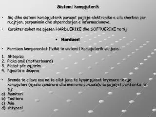 sistemi kompjuterik