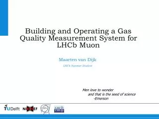 Building and Operating a Gas Quality Measurement System for LHCb Muon