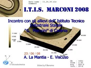 i t i s marconi 2008