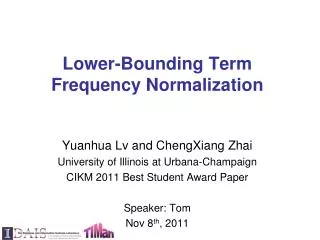 Lower-Bounding Term Frequency Normalization