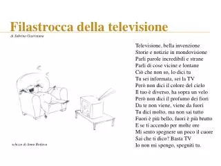 filastrocca della televisione
