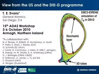 View from the US and the DIII-D programme