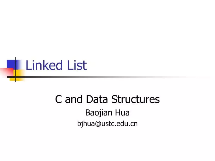 linked list