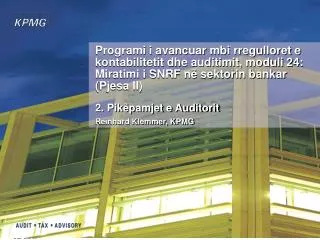 2. Pikëpamjet e Auditorit