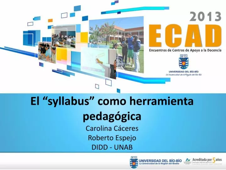 el syllabus como herramienta pedag gica carolina c ceres roberto espejo didd unab