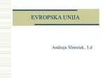 EVROPSKA UNIJA - slide 1