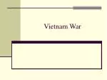 Vietnam War - slide 1
