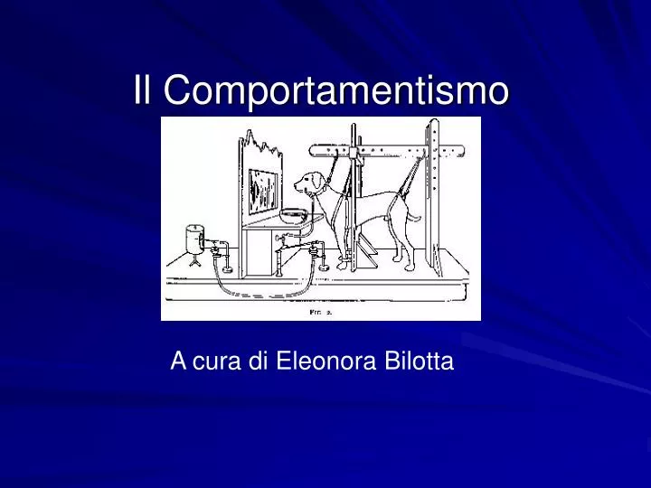 il comportamentismo