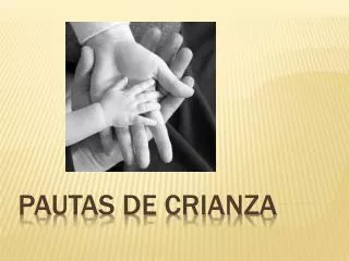 pautas de crianza