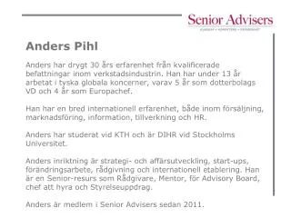 Ppt Anders Pihl Sv 111029