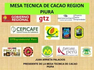 mesa tecnica de cacao region piura