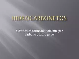 hidrocarbonetos