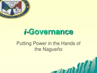 i -Governance