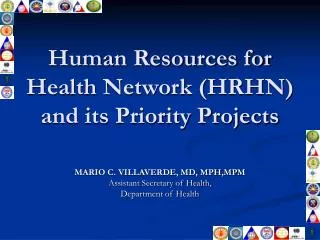 Human Resources for Health Network (HRHN) and its Priority Projects