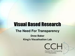 Visual Based Research