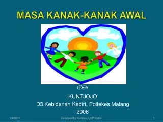 masa kanak kanak awal