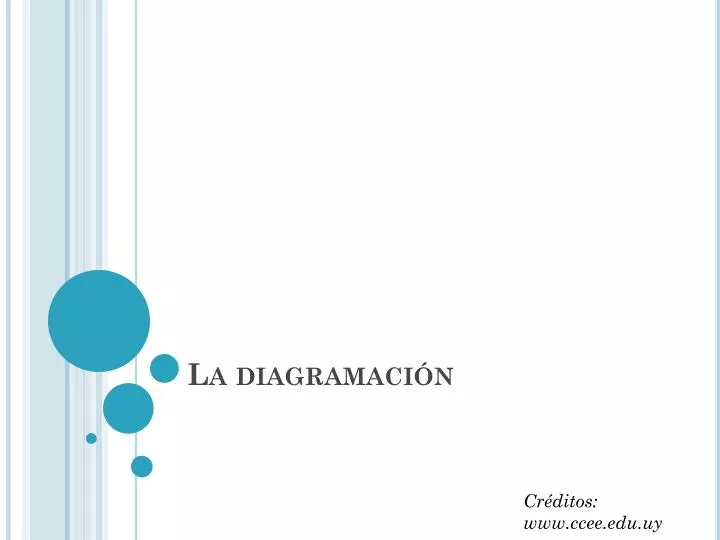 la diagramaci n