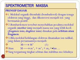 spektrometer massa
