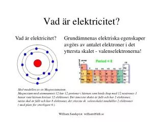 vad r elektricitet