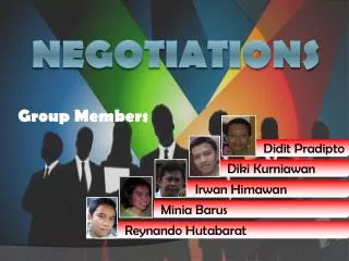 negotiations