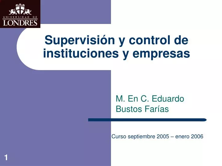 supervisi n y control de instituciones y empresas