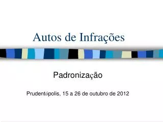 autos de infra es