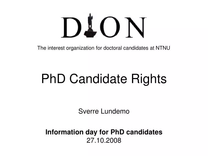 phd candidate rights