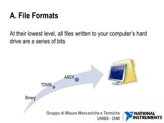 A. File Formats