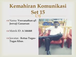 kemahiran komunikasi set 15