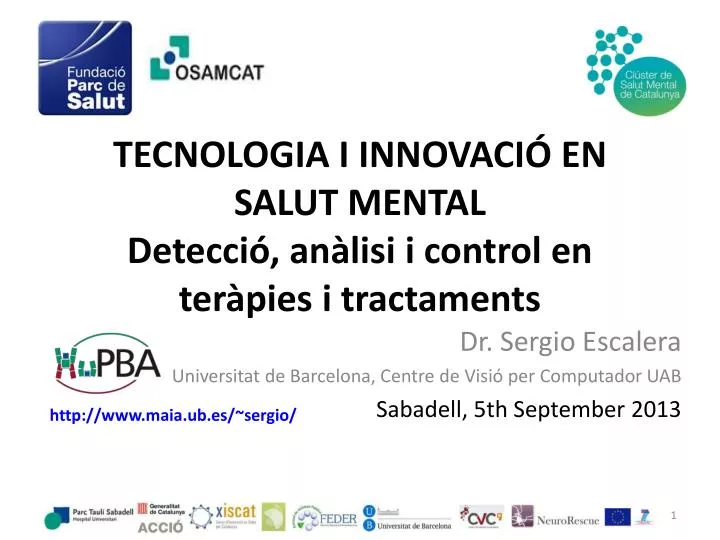 tecnologia i innovaci en salut mental detecci an lisi i control en ter pies i tractaments