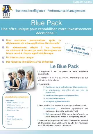 Une assistance personnalisée après le déploiement de votre application décisionnelle