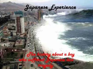 Japanese Experience