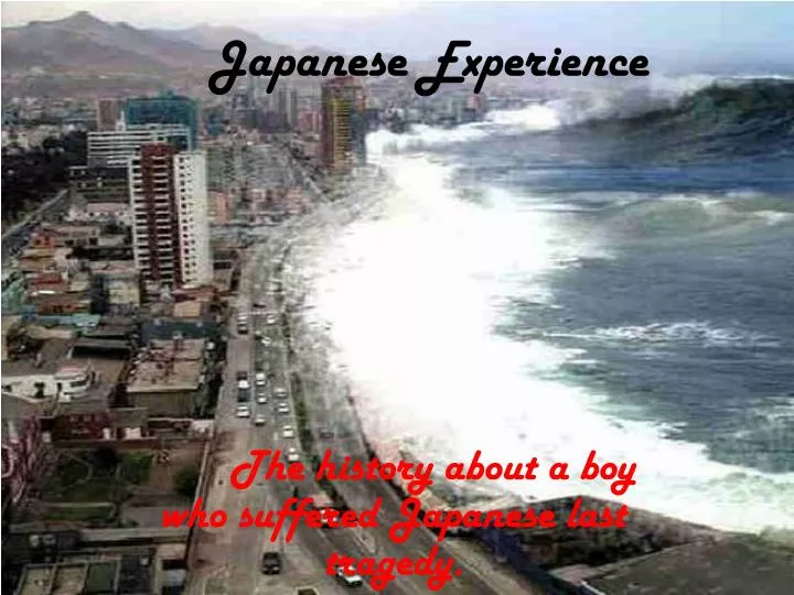 japanese experience