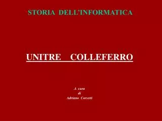 storia dell informatica
