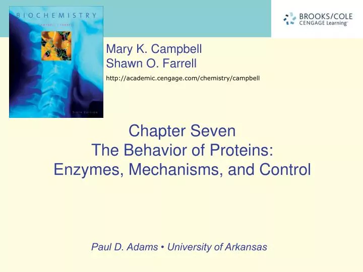 chapter seven the behavior of proteins enzymes mechanisms and control