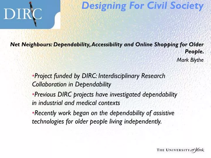 designing for civil society
