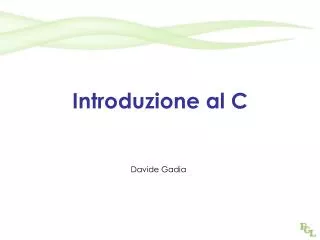 introduzione al c
