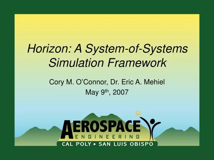 horizon a system of systems simulation framework