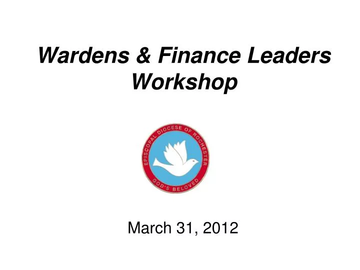 wardens finance leaders workshop