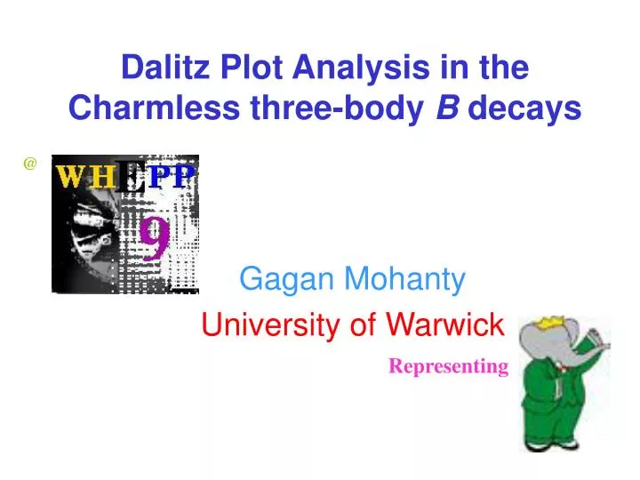 d alitz plot analysis in the charmless three body b decays
