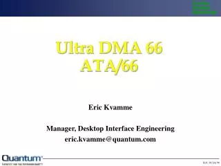 Ultra DMA 66 ATA/66