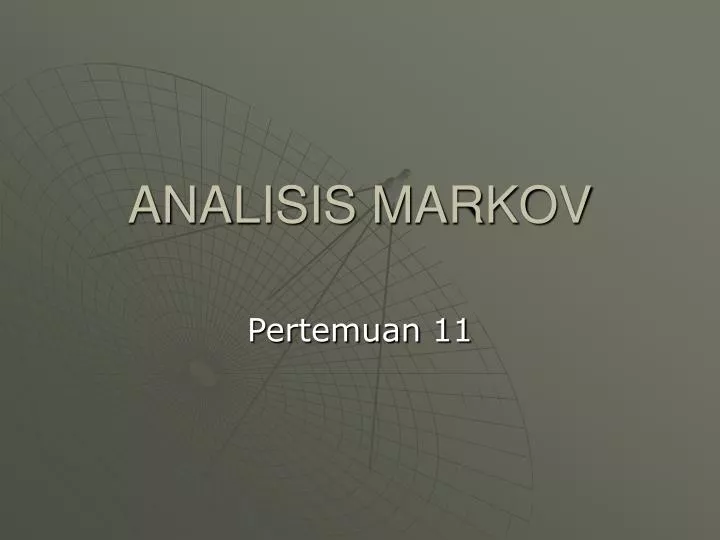 analisis markov