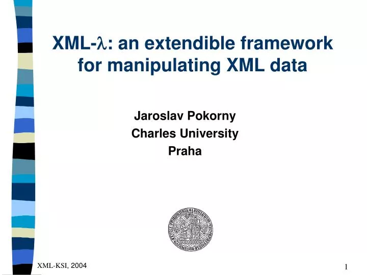 xml an extendible framework for manipulating xml data