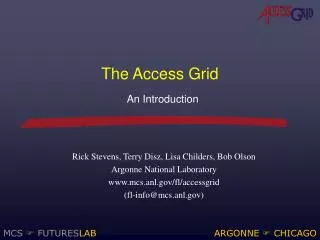 The Access Grid