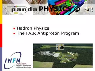 Hadron Physics The FAIR Antiproton Program