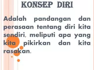 konsep diri